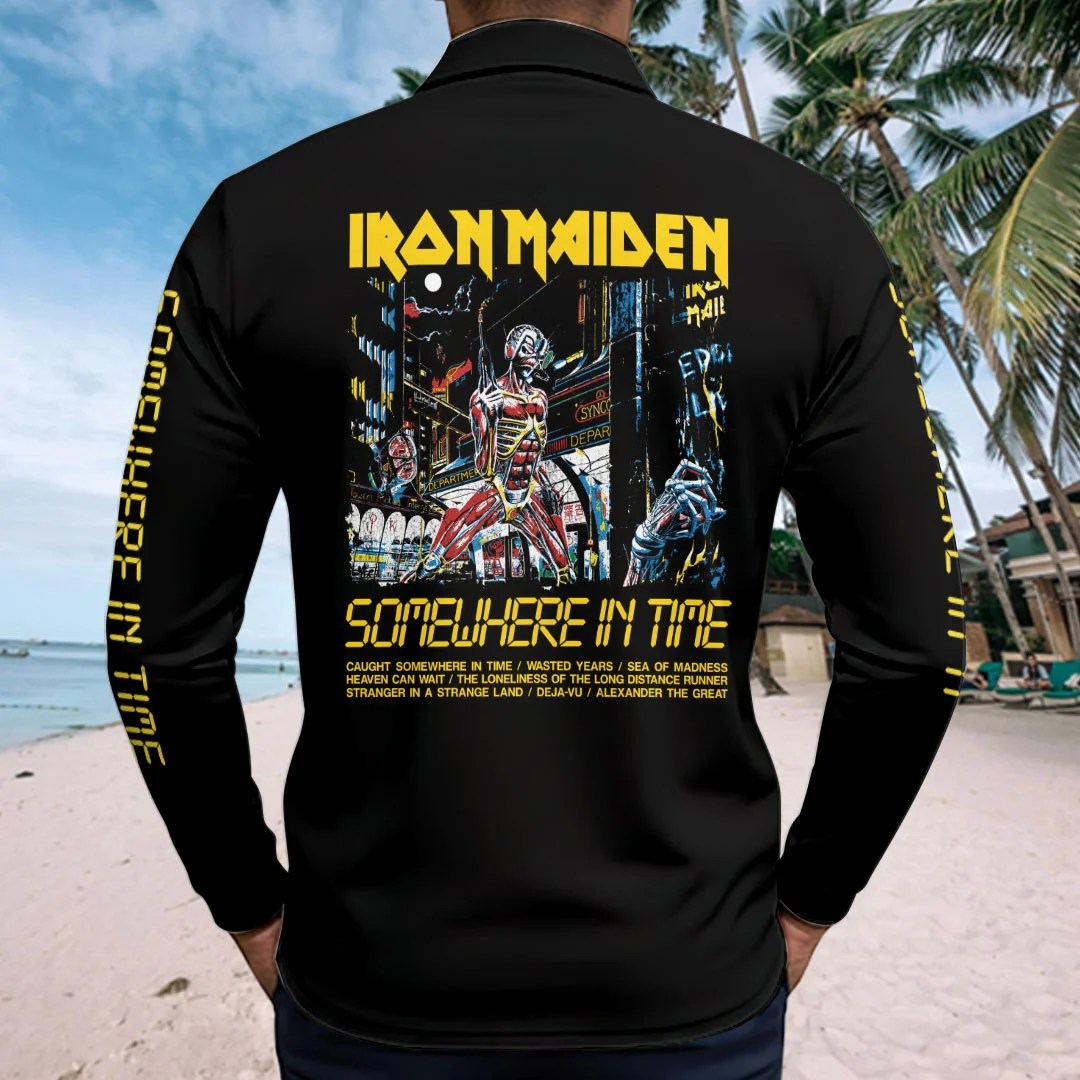 Iron Maiden Zip Polo Shirt – HOATT21467
