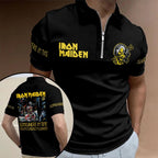Iron Maiden Zip Polo Shirt – HOATT21467