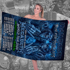 Iron Maiden x Megadeth 2026 World Tour Rectangle Beach Towel – TMTHU7129