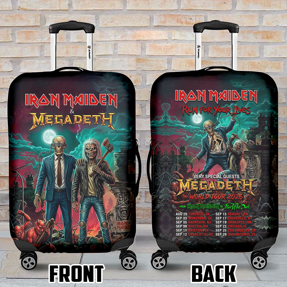 Iron Maiden x Megadeth Luggage Cover – TMTHU7016