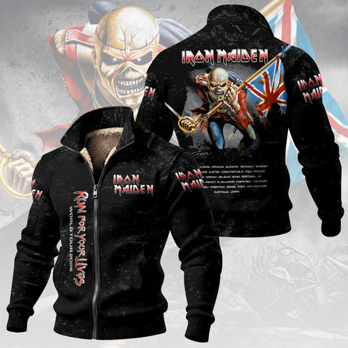 Iron Maiden Thick Knit Fleece Jacket – HOATT17787