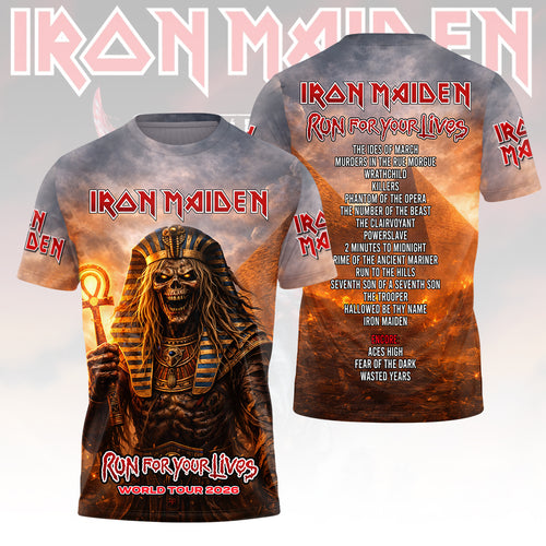 Iron Maiden 2026 World Tour 3D Apparel – HOATT16543