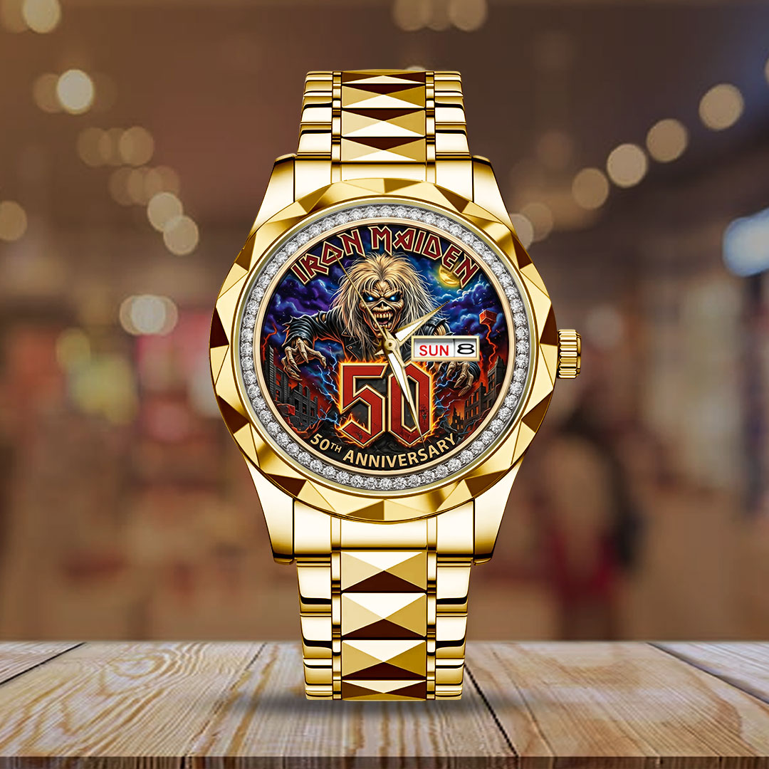 Iron Maiden Alloy Luxury Quartz Watch – TMTHU7175