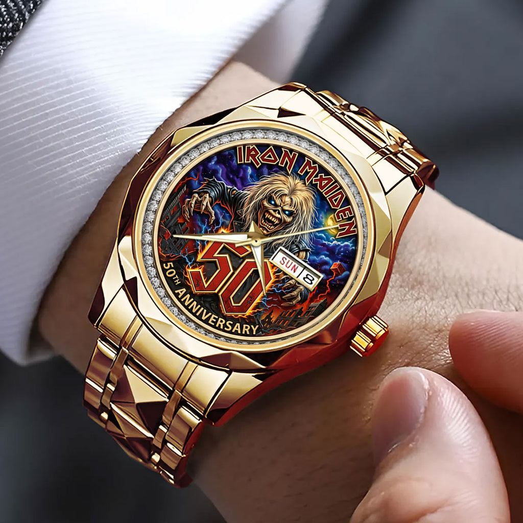 Iron Maiden Alloy Luxury Quartz Watch – TMTHU7175