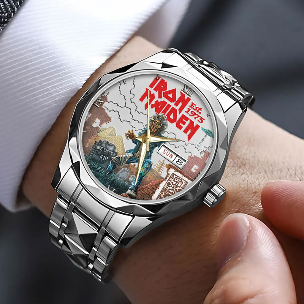 Iron Maiden Alloy Luxury Quartz Watch – HOATT 11740