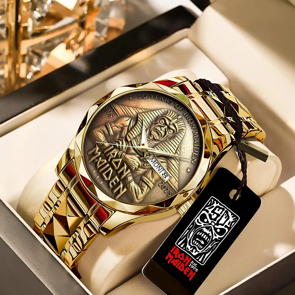 Iron Maiden Alloy Luxury Quartz Watch – TANTN 15093