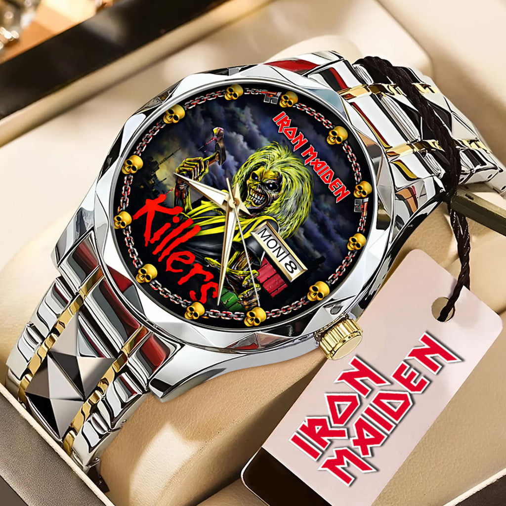 Iron Maiden Alloy Luxury Quartz Watch – VANDH5072
