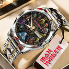 Iron Maiden Alloy Luxury Quartz Watch – VANDH5075