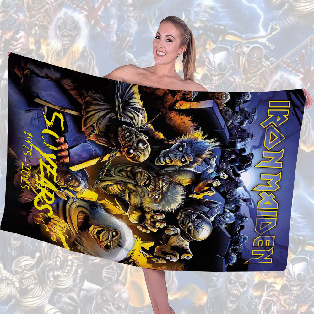 Iron Maiden Rectangle Beach Towel – HOATT 11102