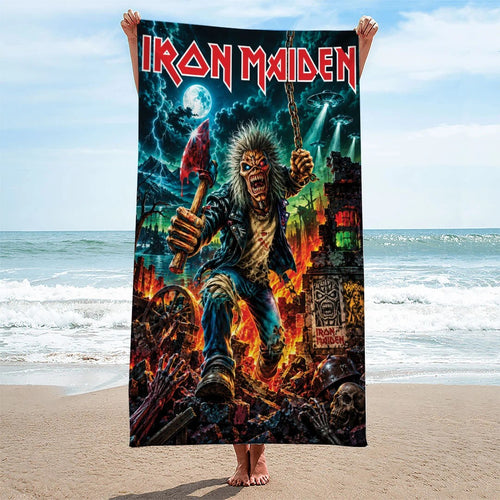 Iron Maiden Rectangle Beach Towel – TANTN25989