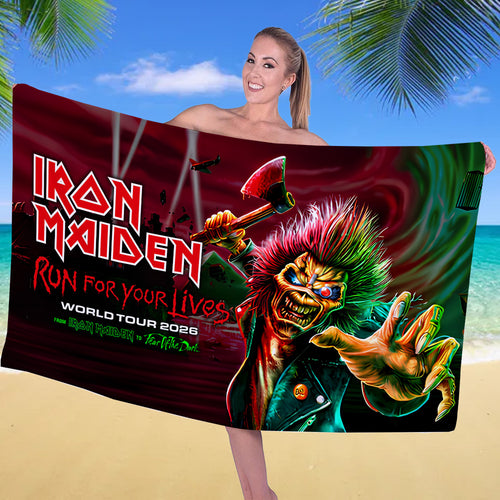 Iron Maiden Rectangle Beach Towel – TMTHU2821