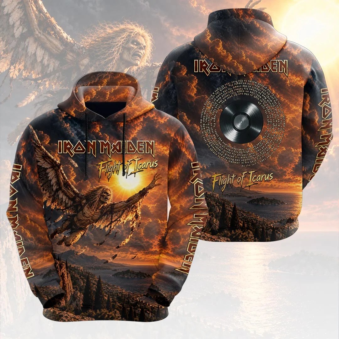 Iron Maiden Flight of Icarus 3D Apparel – HOATT26768