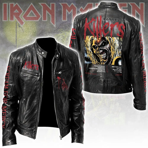 Iron Maiden Motorcycle Leather Jacket – TANTN26196
