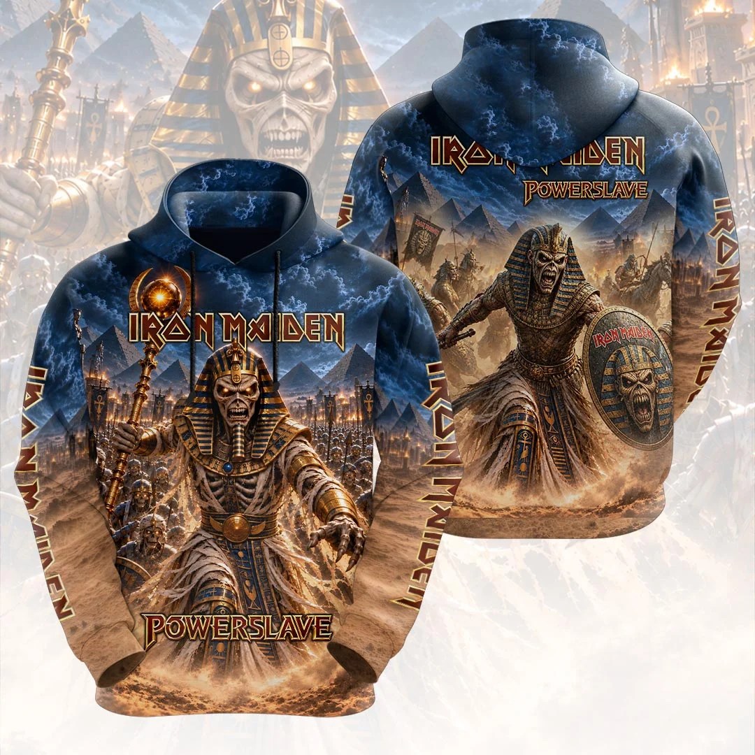 Iron Maiden Powerslave 3D Apparel – HOATT26766