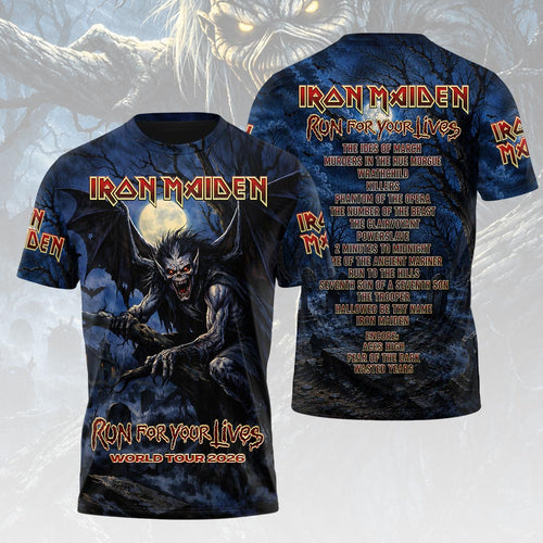 Iron Maiden 2026 World Tour 3D Apparel – HOATT20268