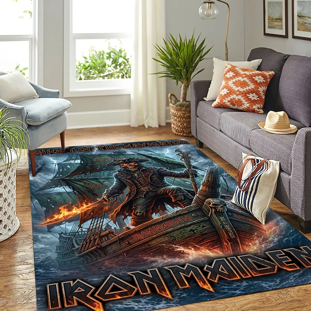 Iron Maiden Rectangular Rug – TMTHU9916