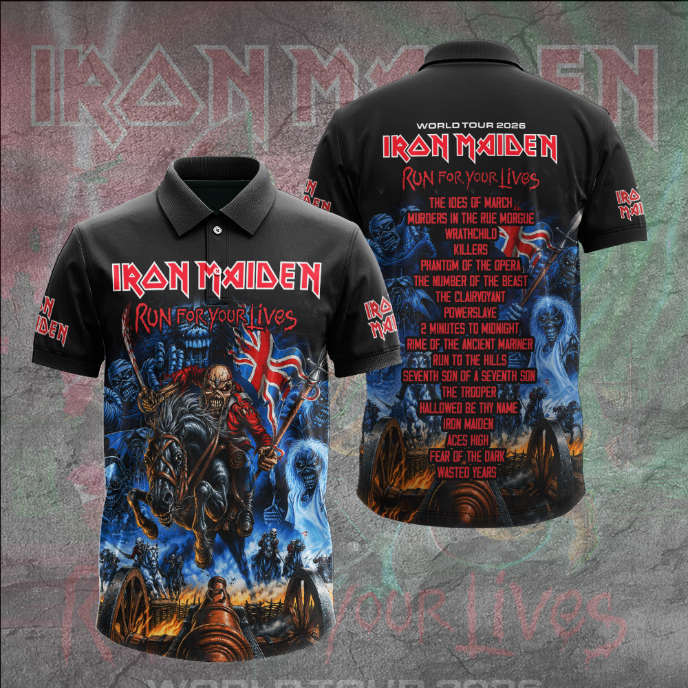 Iron Maiden 2026 World Tour 3D Apparel – GNE6661