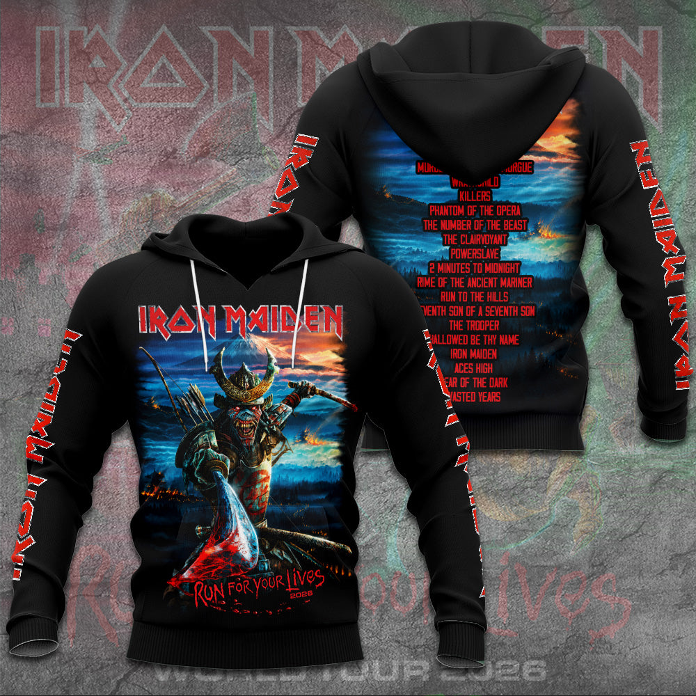 Iron Maiden 2026 World Tour 3D Apparel – GNE6844