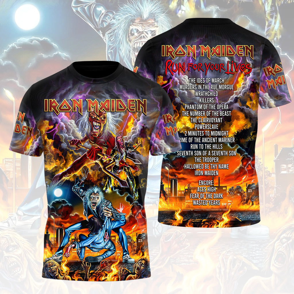 Iron Maiden 2026 World Tour 3D Apparel – HOATT17252