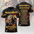 Iron Maiden 2026 World Tour 3D Apparel – HOATT19454