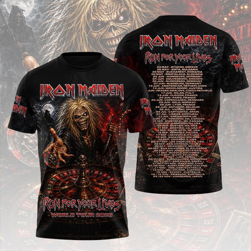 Iron Maiden 2026 World Tour 3D Apparel – HOATT19458