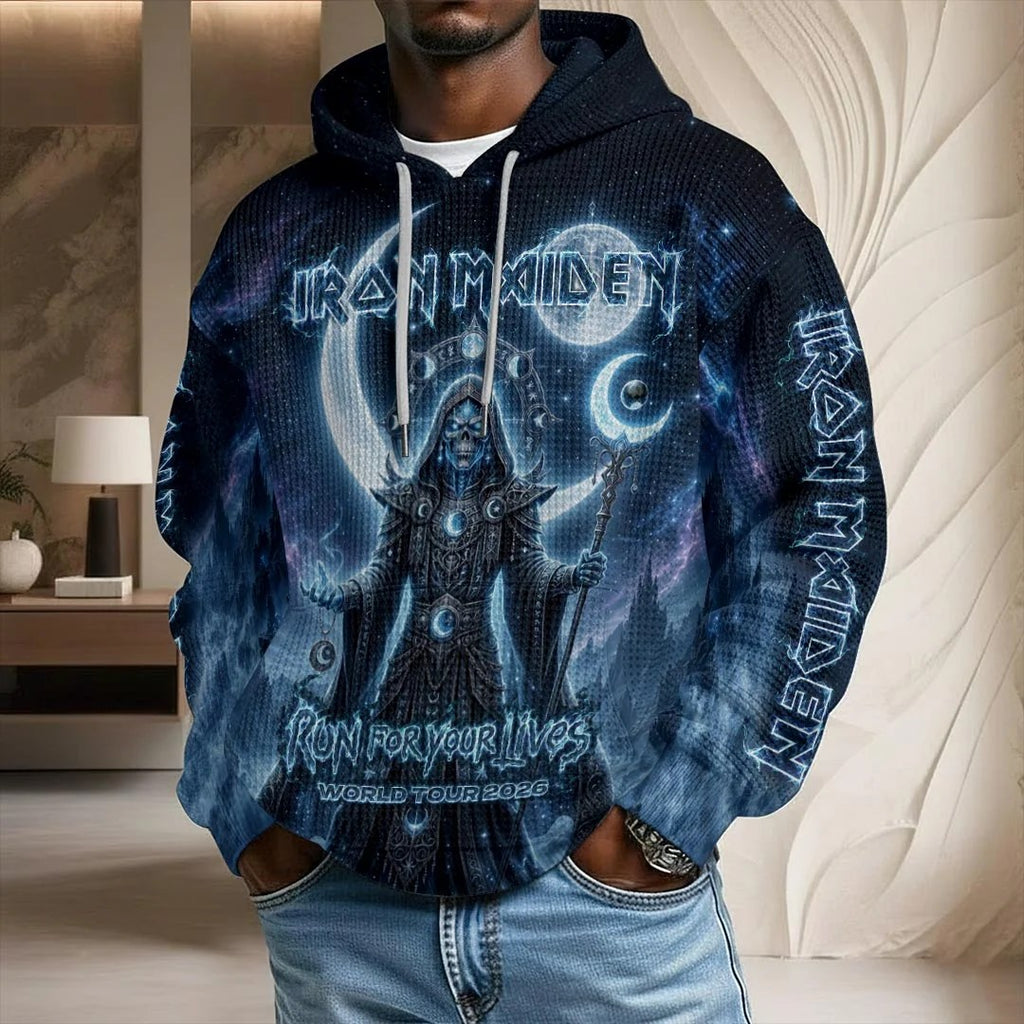 Iron Maiden 2026 World Tour 3D Unisex Waffle Hoodie – HOATT20991
