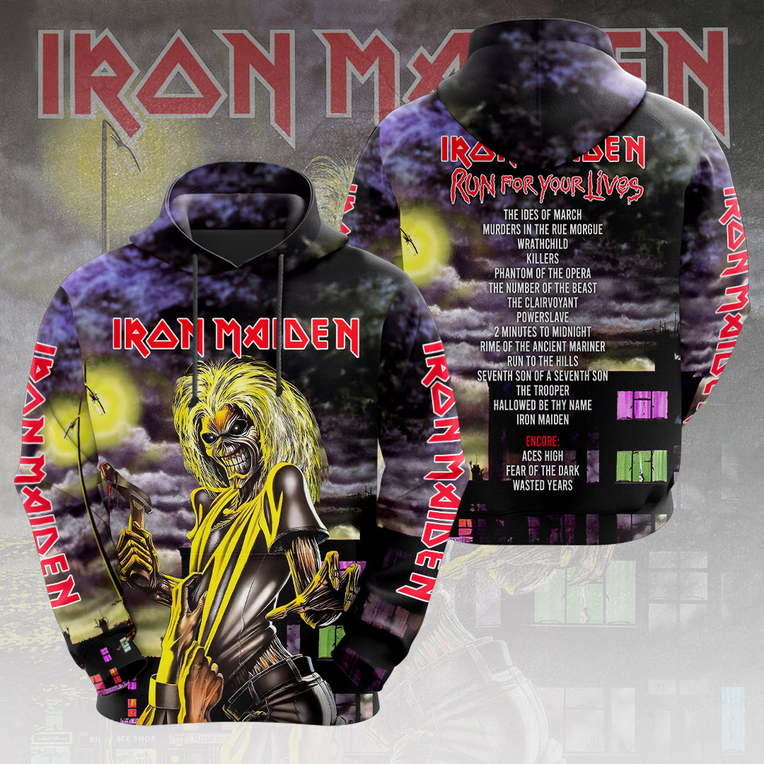 Iron Maiden 2026 World Tour 3D Apparel – HOATT16433