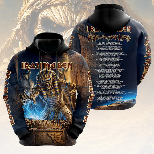 Iron Maiden 2026 World Tour 3D Apparel – HOATT18329