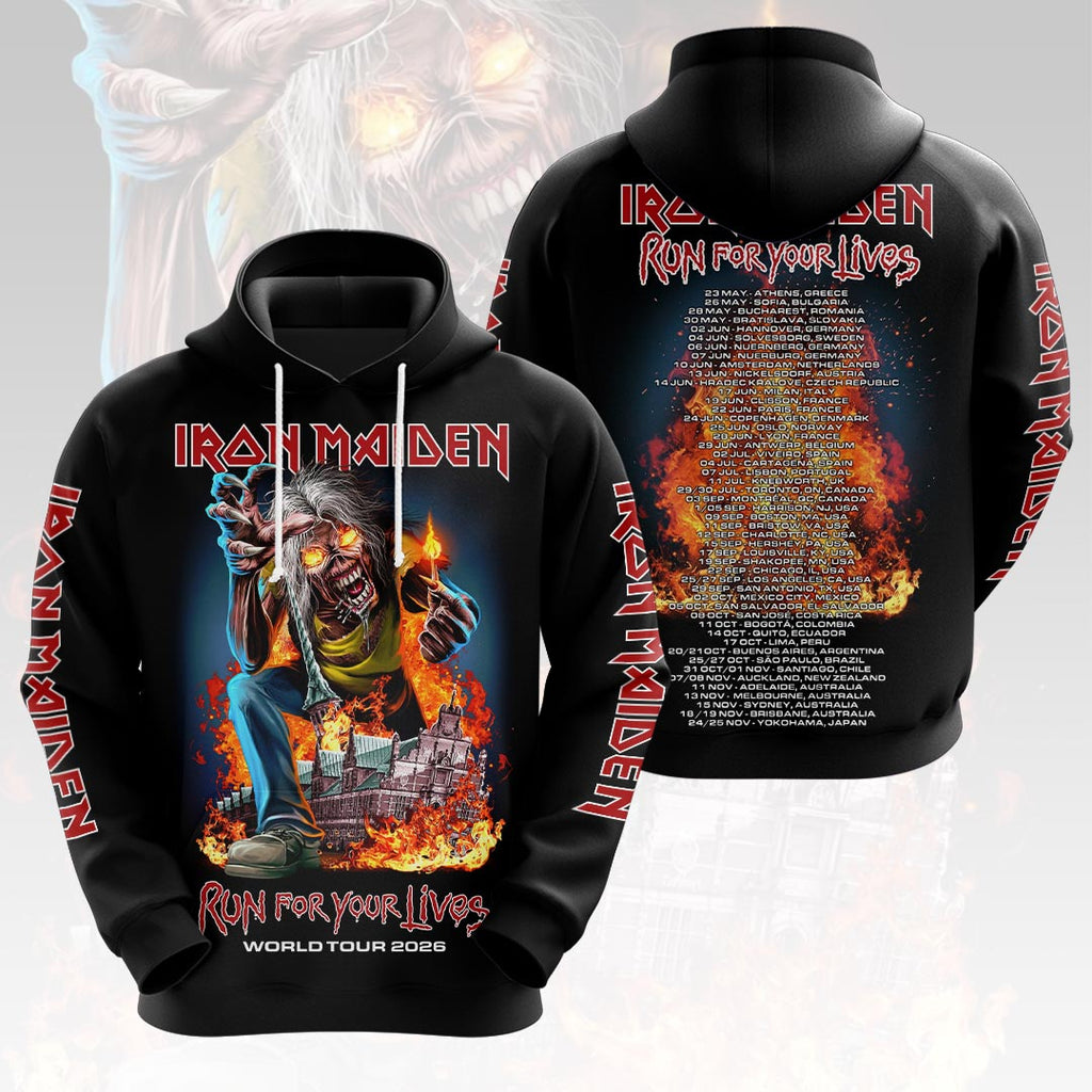 Iron Maiden 2026 World Tour 3D Apparel – HOATT19201
