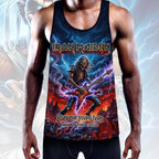 Iron Maiden 2026 World Tour Y-Back Muscle Tank Top – HOATT17646