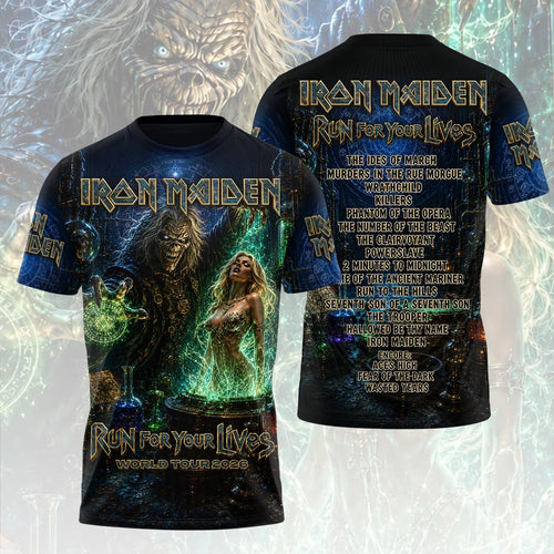 Iron Maiden 2026 World Tour 3D Apparel – HOATT19331
