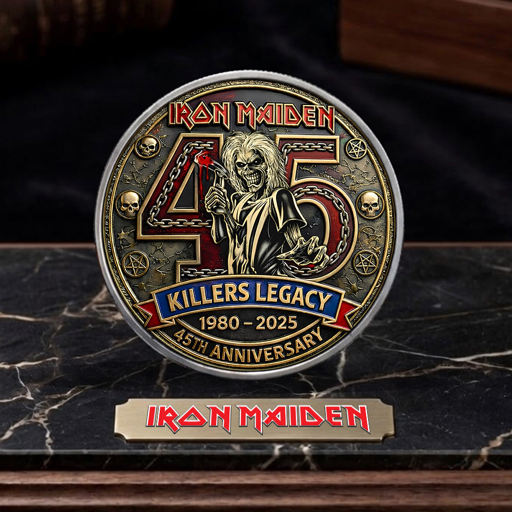 Iron Maiden Killers 45th Anniversary Commemorative Coin – VANDH5069