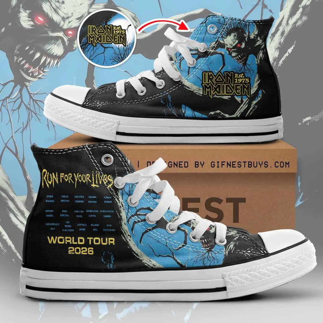 Iron Maiden High Top Canvas Shoes – GNE8795