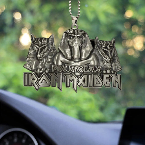 Iron Maiden Powerslave Custom shape 2-sided Acrylic Car Ornament – TANTN25361