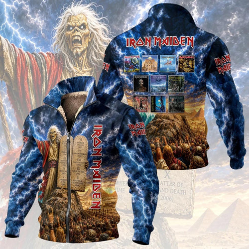 Iron Maiden Thick Knit Fleece Jacket – HOATT21495