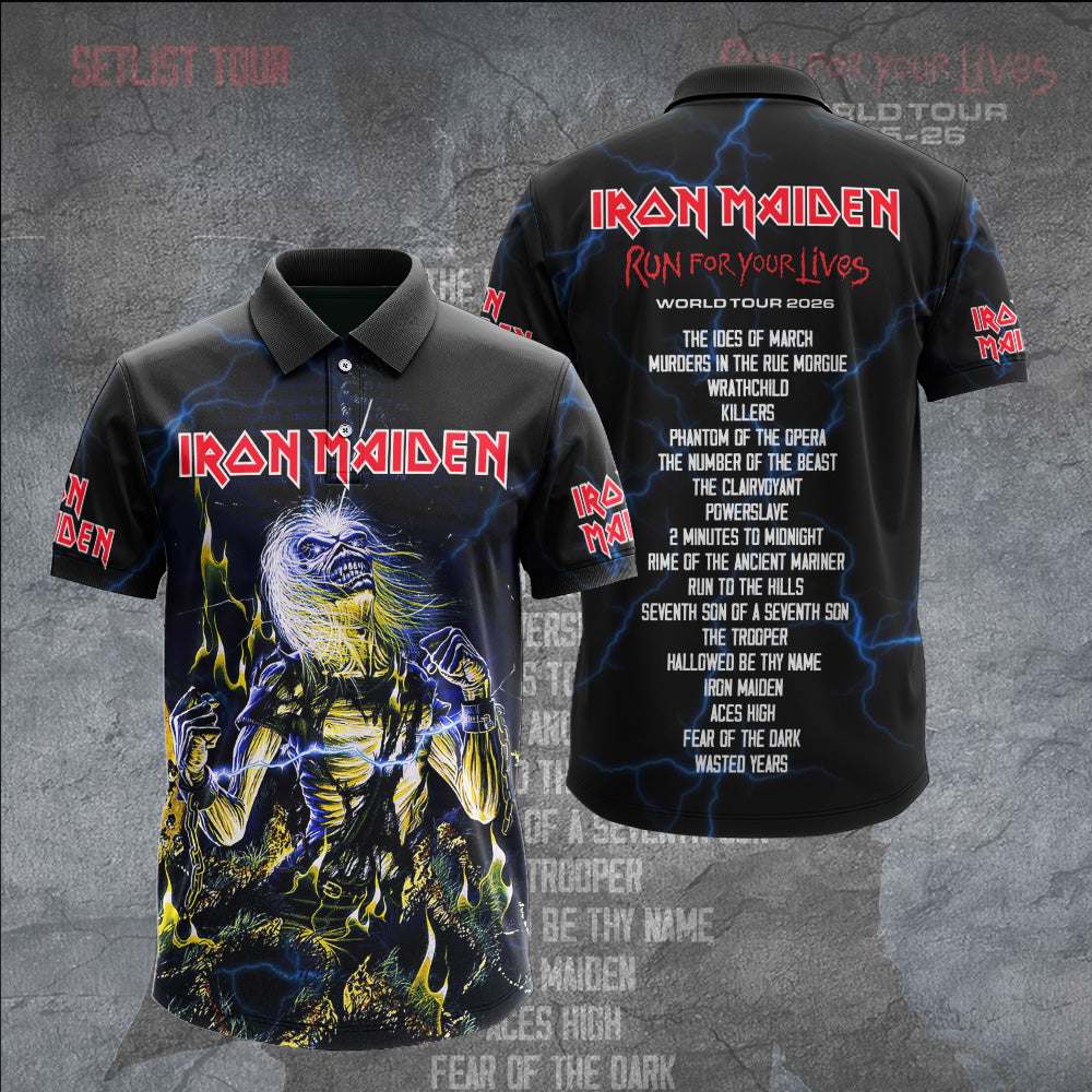 Iron Maiden Tour 2026 3D Apparel – GNE5269
