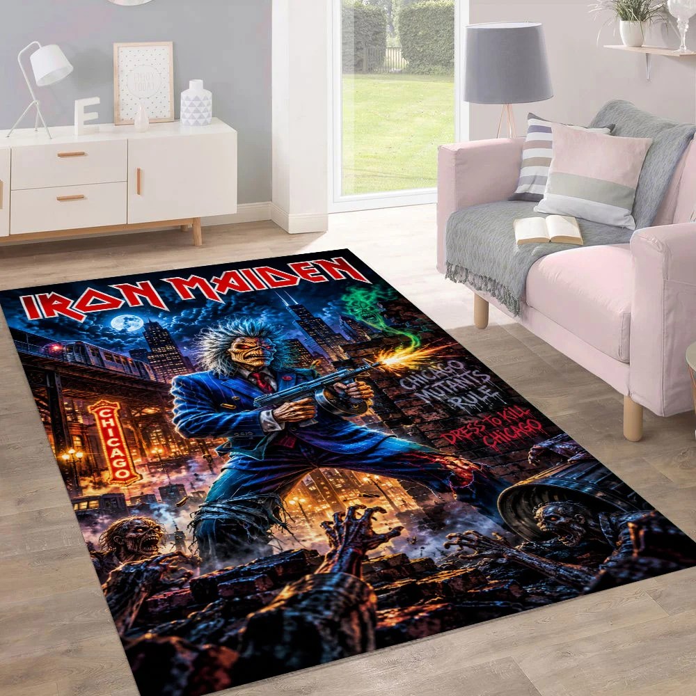 Iron Maiden Tour 2026 Rectangular Rug – TANTN25912