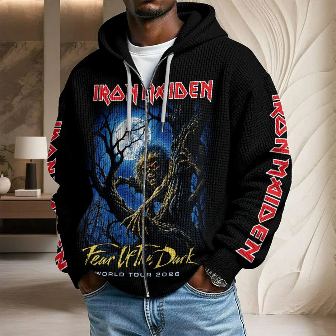 Iron Maiden Tour 2026 3D Unisex Waffle Hoodie – TANTN25718