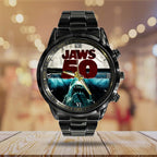 Jaws Black Stainless Steel Watch – GNE NEW320