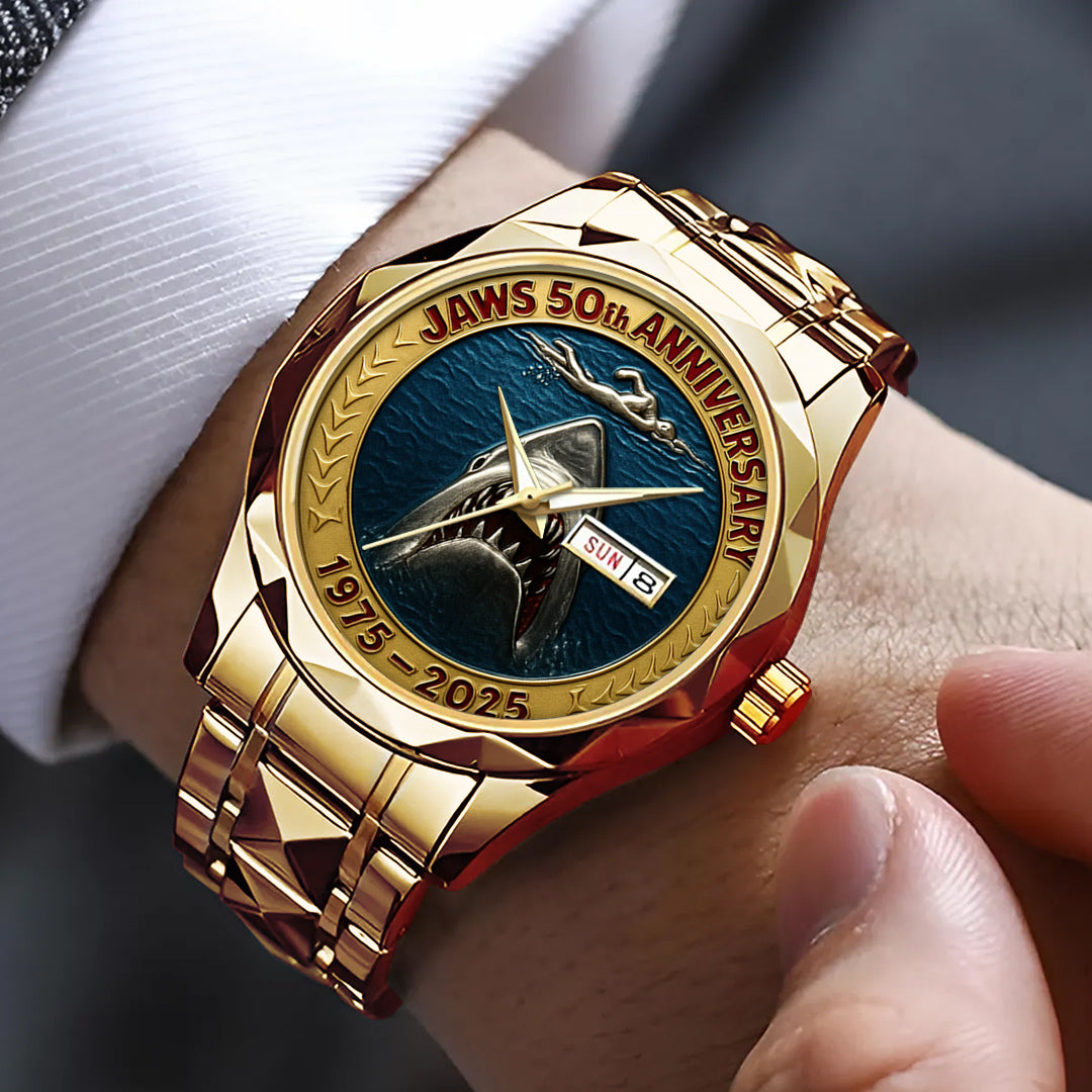 Jaws 50th Anniversary Alloy Luxury Quartz Watch – TMTHU453