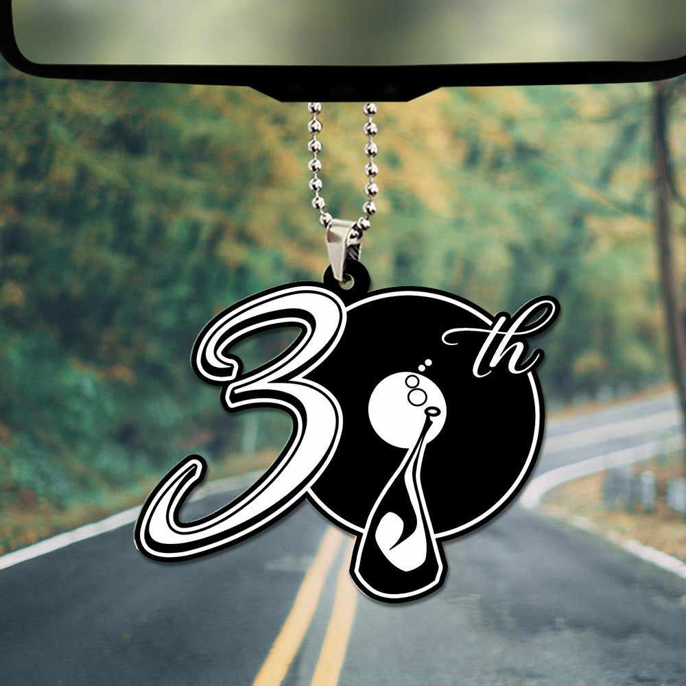 JAŸ-Z30 Anniversary Custom shape 2-sided Acrylic Car Ornament – GNE7593