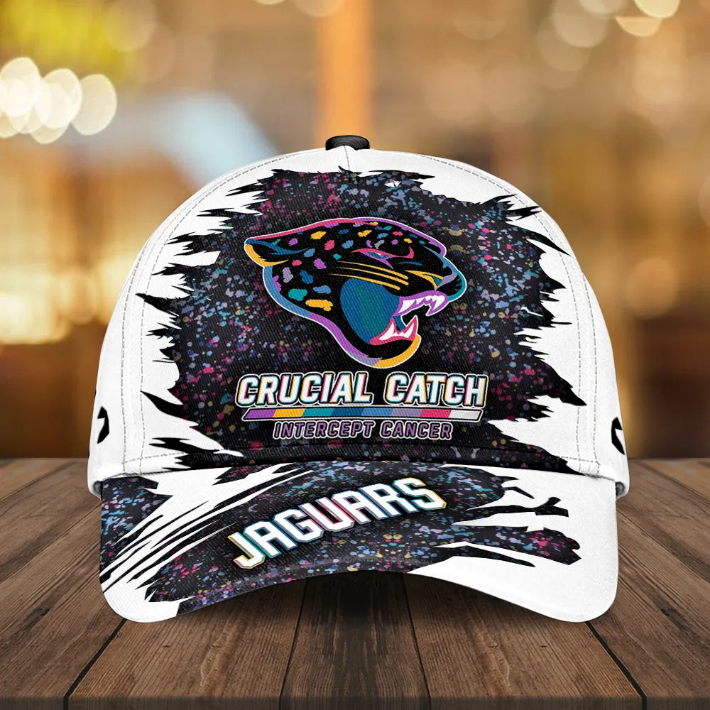 Jacksonville Jaguars x Crucial Catch Intercept Cancer Classic Cap – MAITM12961