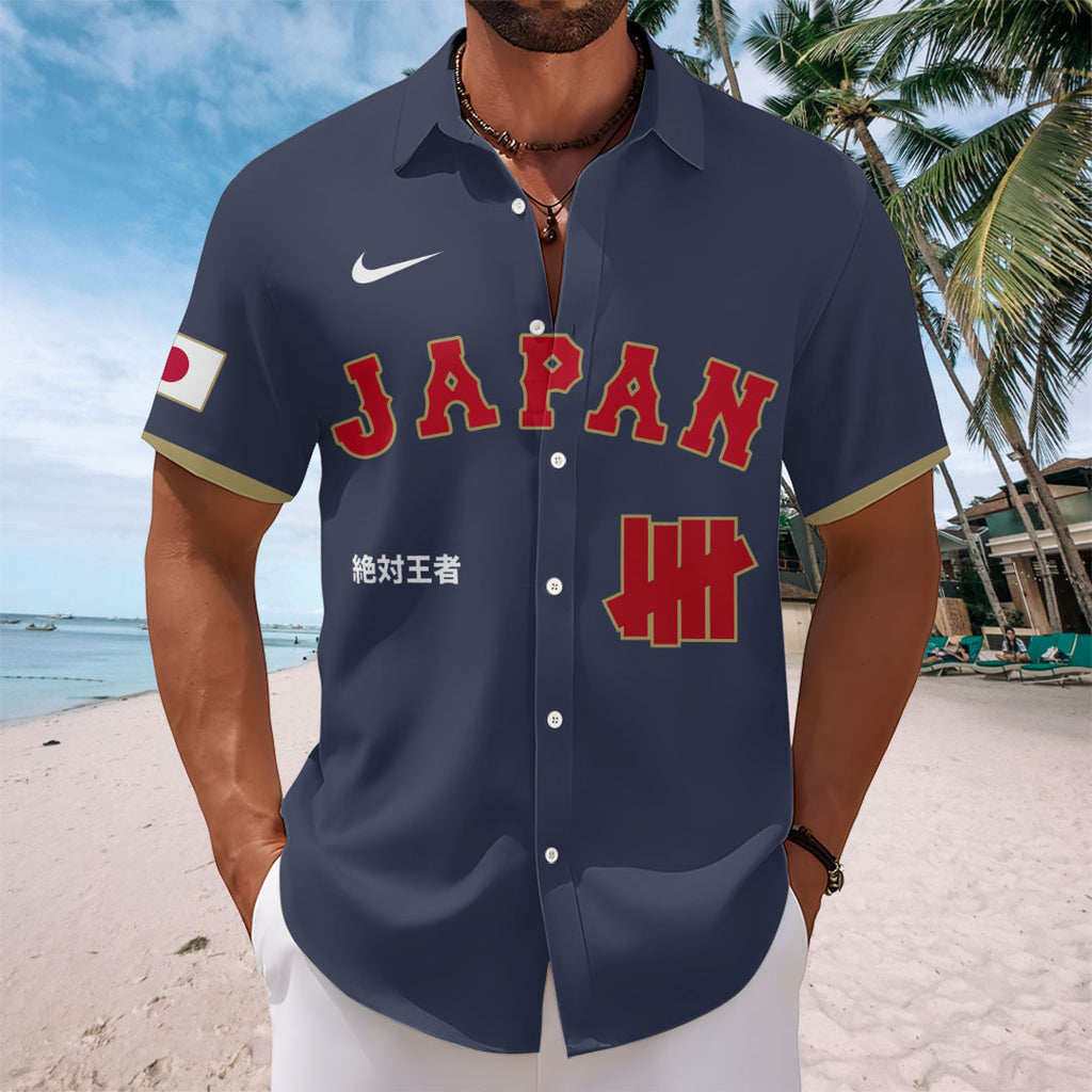 Japan Baseball 2026 Short Sleeve Button-Down Shirt – TANTN21285
