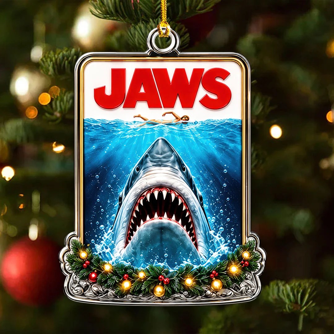 Jaws Custom Shape 2-side Printed Acrylic Ornament – HOAT21480