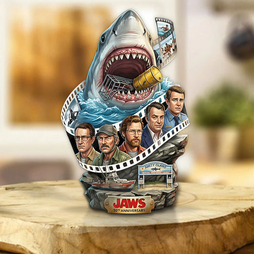 Jaws 50th Anniversary Custom Shape Acrylic Plaque – TMTHU4508