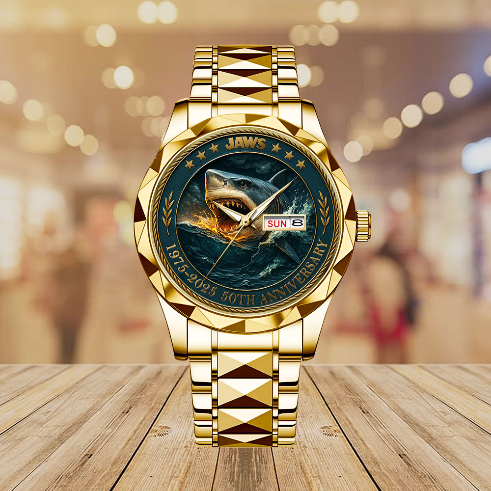 Jaws 50th Anniversary Alloy Luxury Quartz Watch – MAITM13289