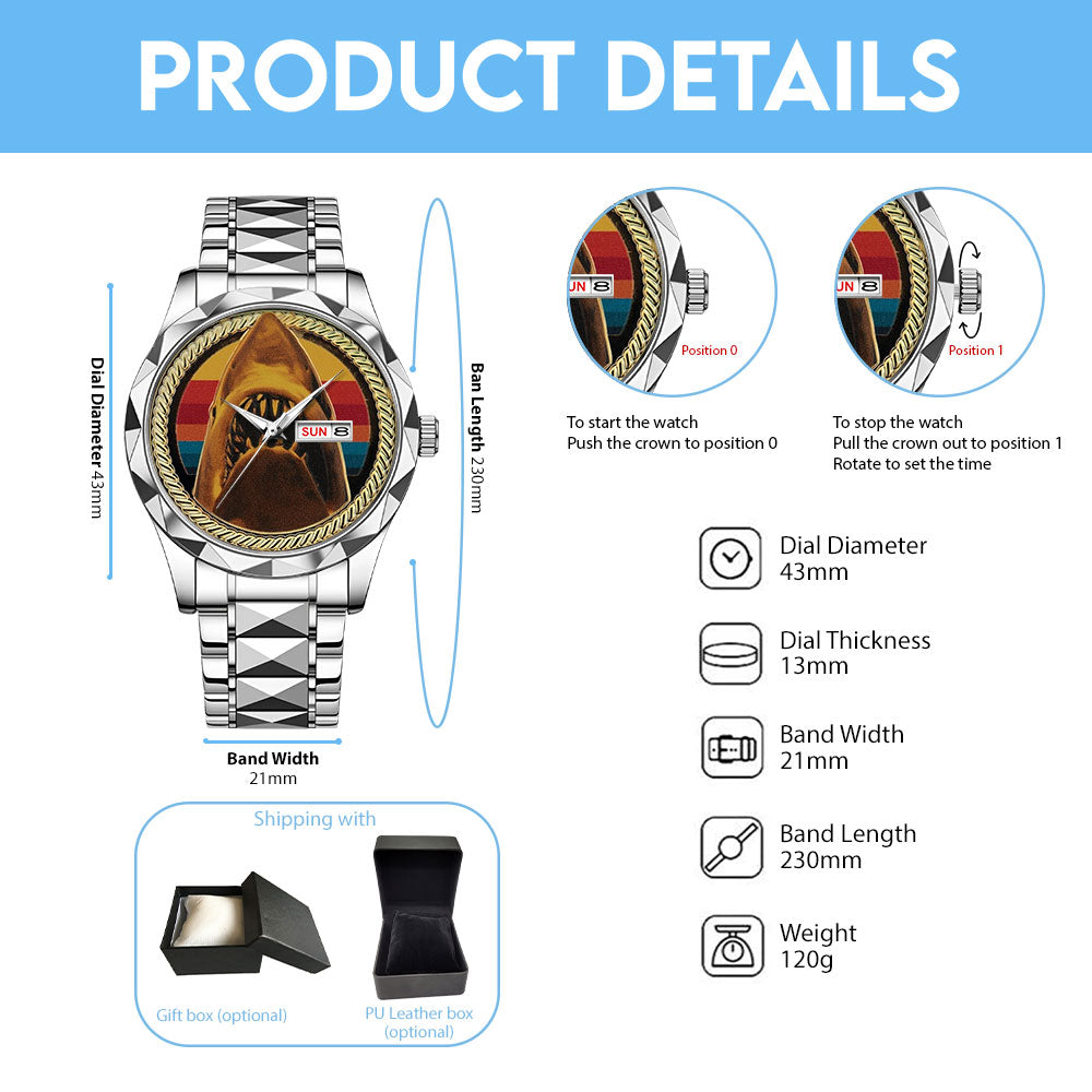 Jaws Alloy Luxury Quartz Watch – MAITM 11993