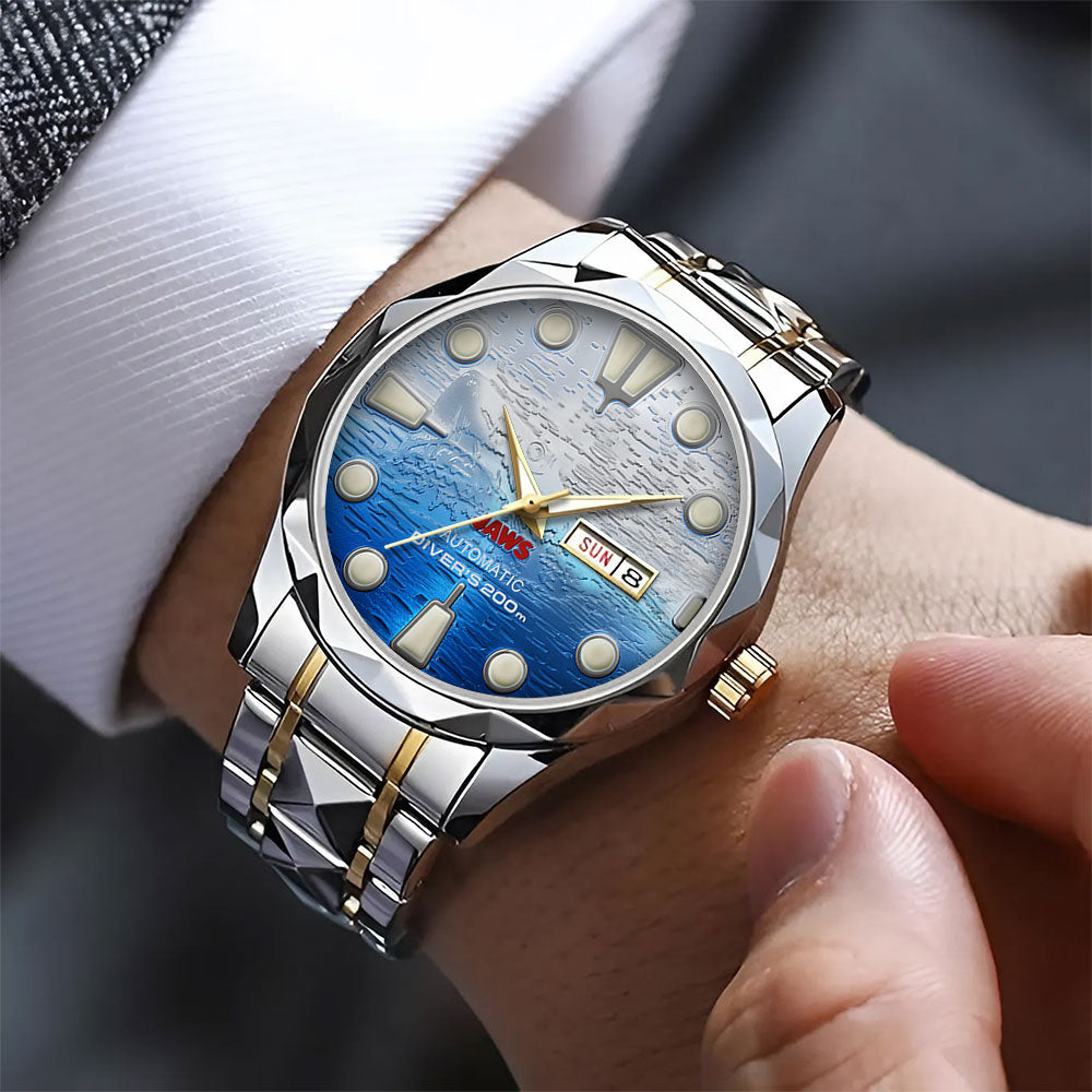 Jaws Alloy Luxury Quartz Watch – TANTN 14190