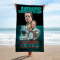 Jaws Rectangle Beach Towel – HOATT 10625