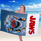 Jaws Rectangle Beach Towel – HOATT 11107
